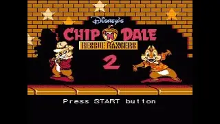 Chip 'n Dale Rescue Rangers 2 - Start Up - Nintendo - NES