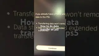 How to do data transfer on ps5
