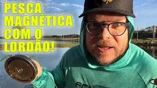 Pesca Magnética com Íman Gigante