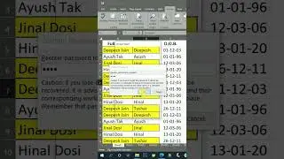 #excel 8 How to Protect your excel sheet ? #tandpknowledge #youtubeshorts #exceltricks #viral #like