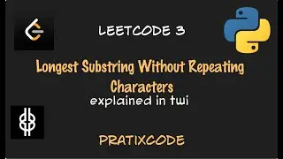 Longest Substring Without Repeating Characters - Leetcode 3 - Python - Twi