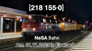 𝟮𝟭𝟴 𝟭𝟱𝟱-𝟬 - (DB V-160) - 𝗗-𝗡𝗘𝗦𝗔 am 01.11.2023 in Eisenach.