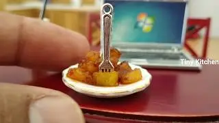 MINIATURE HOT & SPICY APPLE CHAAT || Mini KITCHEN