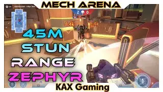 LEGENDARY MAX Stun Range ZEPHYR is busted in Mech Arena w/@Lowiki2402