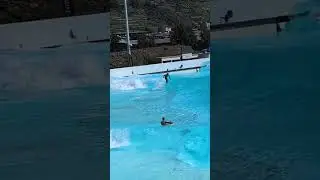 Alaia bay 🇨🇭 wave pool in the middle of the Swiss Alps 😍