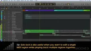 Soloing Regions (Logic Pro X Know-How: Advanced Mute & Soloing)