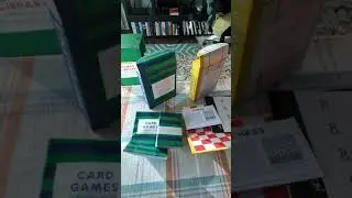 Covid Lockdown Stay Home Game Ideas | Games Library Box 4 Games in 1 Set Bingo Checkers Chess Cards