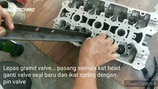 (5/10) Projek overhaul enjin Naza Ria - Siapkan enjin head