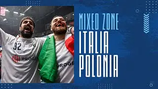#azzurridentro | MIXED ZONE 🇮🇹x🇵🇱 | Hanning, Parisini e Mengon