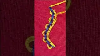 Pekinese Stitch |  Hand Embroidery | craftschool -#Shorts #ytshorts #shorts
