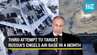 Ukraine bid to bomb Engels Air Force base again? Russia destroys 'unidentified object'