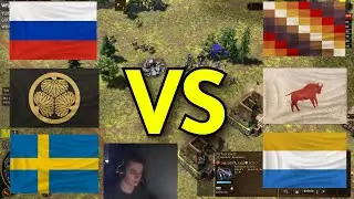 AOE3 DE: Competitive 3v3, I play Russians
