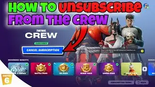 Как ОТПИСАТЬСЯ от FORTNITE CREW (ОБНОВЛЕННАЯ ГЛАВА 6)