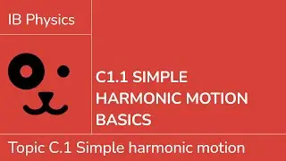 C1.1 Simple harmonic motion basics [IB Physics SL/HL]