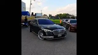 Mercedes S580 on chrome Rucci wheels