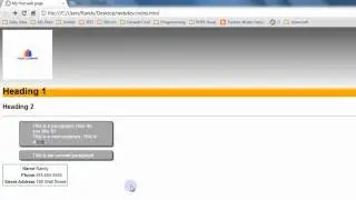 HTML and CSS Tutorial Video 8 - Web Directory Structure