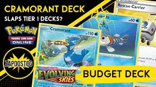 Cramorant Deck With Arrokuda = INSANE 1-Prize Budget Decklist (Pokemon TCG)