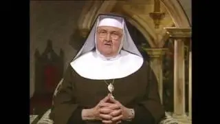 Mother Angelica makes a little girl cry
