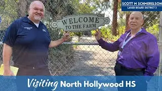 Visiting North Hollywood High School
