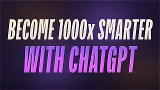 How to use ChatGPT to become 1000x SMARTER at Product Design!