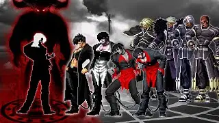 [KOF Mugen] Yagevil Vs NEST Bosses, Dark Iori Yagami Team
