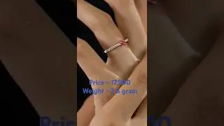 #latest gold diamond ring design for women#beautiful dimond ring design for female#Ruby diamond ring