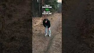 1 Day discipline VS 30 Day discipline #motivation #discipline #sports #morning #running