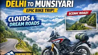 Riding from Delhi to Munsiyari 🏔️ | Clouds, Curves & India&rsquo;s Most Scenic Mountain Roads