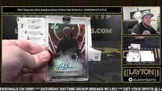SICK 1 OF 1! 2023 Topps Star Wars Signature Series 20 Box Case Break #14   RANDOM HIT STYLE