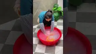 Long gloves for washing dishes, washing dishes, cleaning the house #Shorts #trangreview