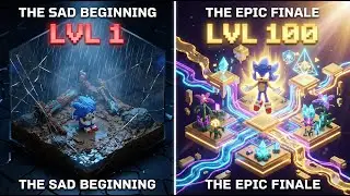 Evolution of Sonic Diorama: Dirt to GOD TIER Book Nook! ⚡ (Satisfying Voxel Flow Animation)
