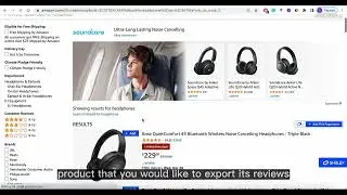 Как экспортировать неограниченное количество отзывов Amazon с помощью Shulex VOC?