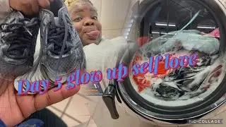  Vlog Day 5 glow up self love , wash day push yourself 