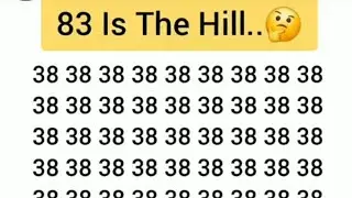 99% Fail This Eye Test! 😱 Find the Odd Number