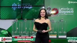 S&aacute;bado 24 de enero 2026 Loter&iacute;a de Boyac&aacute; Sorteo 4608, enero 24 de 2026
