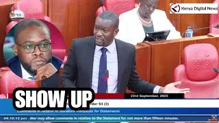 Listen to what Senator Sifuna told Governor Sakaja in Senate today!