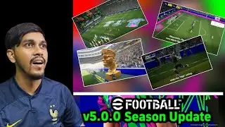 New Gameplay+Stadium Customisation Features & Upgraded Graphics in Efootball 26 v5.0.0 Update 🔥