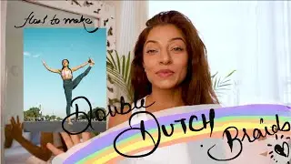 Yoga Hair - How to do my signature Double Dutch Braid - Follow along