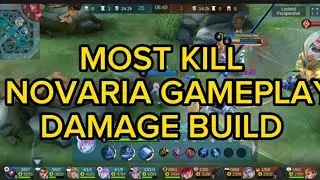 MOST KILL NOVARIA BUILD mobile legend. Gameplay novaria by MV25 GAMING