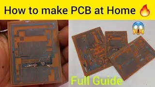 How to make PCB at Home || home made PCB || #diy #electronic #video