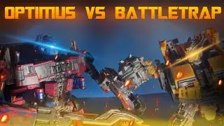 Transformers Stop Motion - Optimus Prime VS Battletrap - Sentinel vs Scourge Part 2