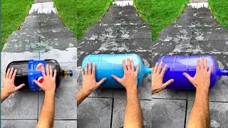 Throwing Bottle Down Stairs -993 | Breaking glass bottle | Crushing crunchy things #asmr #satisfying