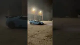 Crazy Donuts Lambo STO Azzurra 🍩 #lamborghini #lamborghinihuracan #huracansto #donuts #supercar