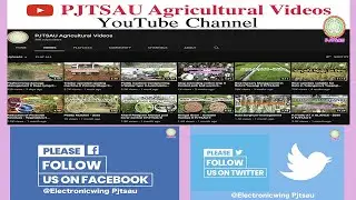 PJTSAU Initiatives Social Media Platforms