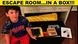 ESCAPE ROOM IN A BOX, A BIG BOX!!! | DIY Homemade | Boxes 1 & 2