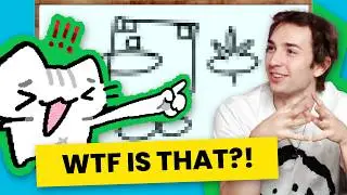 Профессиональный художник обжаривает геймеров, играющих в Pictionary 🎨
