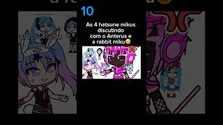 4 mikus discutindo com anterus e a rabbit miku😅@MikuMayhem @MarieTheRabbitHoleFan #miku #mesmerizer