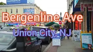 Narrated walk tour on Bergenline Avenue in Union City, NJ | 49th St to 29th St