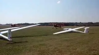 Arrival of the Wilgas (glider tugs)