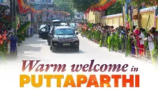 LIVE : PM Modi receives a warm welcome in Puttaparthi, Andhra Pradesh